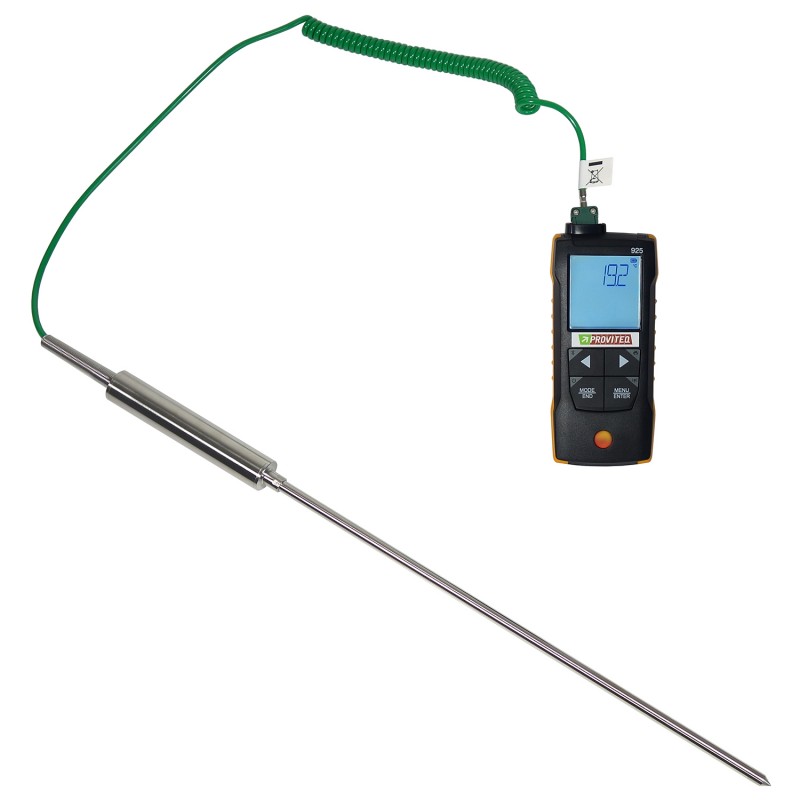 Thermomètre digital avec sonde type K, 2 canaux, LAB-ONLINE® - Materiel  pour Laboratoire
